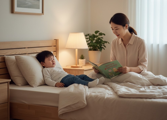 아이가 잠들기 전 유난히 예민해질 때...수면과 정서 조절 발달을 함께 살펴보는 기준 20260203 110402