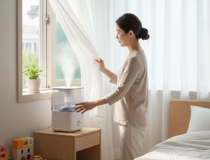 실내 환경 관리, 아이에게 적절한 온도와 습도는...호흡기·피부 건강을 지키는 생활 관리 기준 20260203 112104