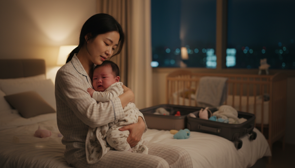 낯선 곳에서 우는 상황 낯선 곳에서 우는 상황