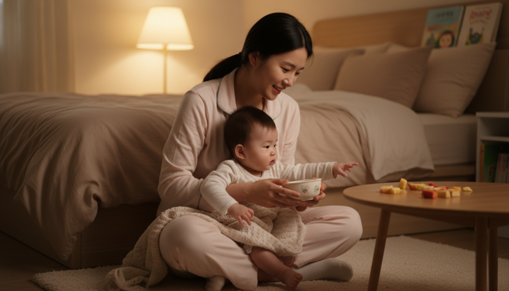 유아 식사 예절이 돌아다니면서 먹으려 할 때 유아 식사 예절이 돌아다니면서 먹으려 할 때