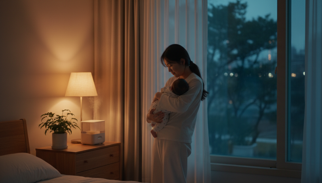 아기 야외 활동이 실내 공기가 건조할 때 필요할 때, 환경 변화에 따른 포인트는