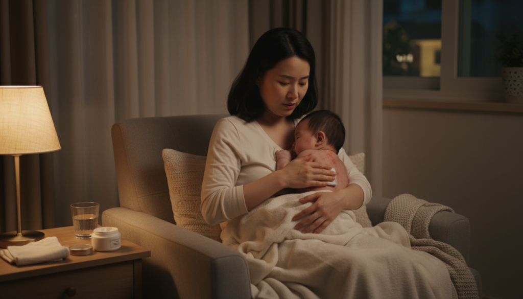 영유아 두드러기가 밤에 더 심해질 때, 집에서 할 수 있는 관리 기준은 영유아 두드러기가 밤에 더 심해질 때, 집에서 할 수 있는 관리 기준은